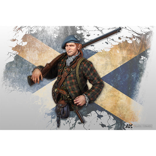 SCOTTISH JACOBITE – CULLODEN 1746 – ABTEILUNG 502 HISTORICAL FIGURE SERIES BUST 1:10