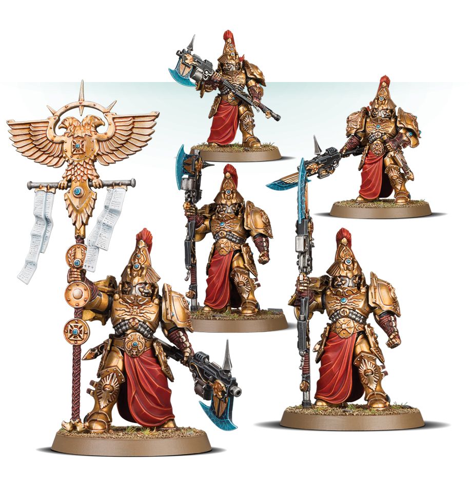 Vexilus Praetor de los Custodian Wardens (variante del kit)