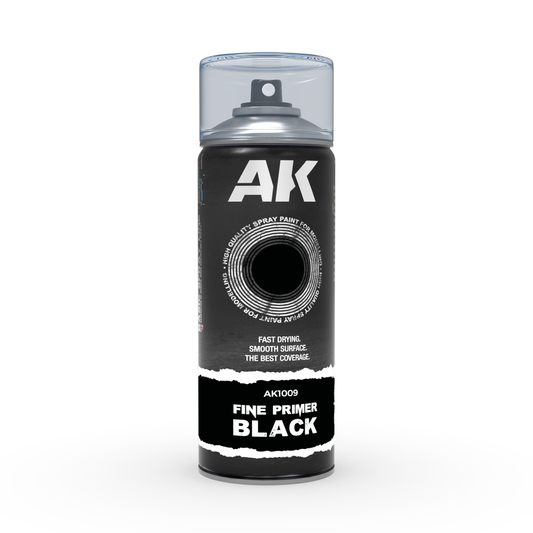 IMPRIMACIÓN FINA NEGRA EN SPRAY - AK