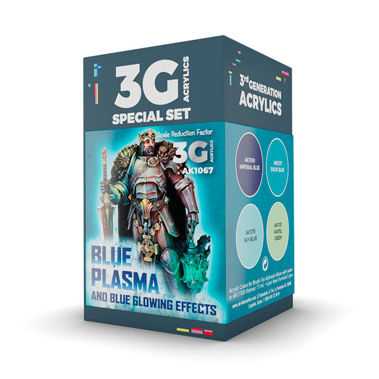 WARGAME COLOR SET. BLUE PLASMA AND GLOWING EFFECTS.