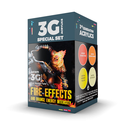WARGAME COLOR SET. FIRE EFFECTS.