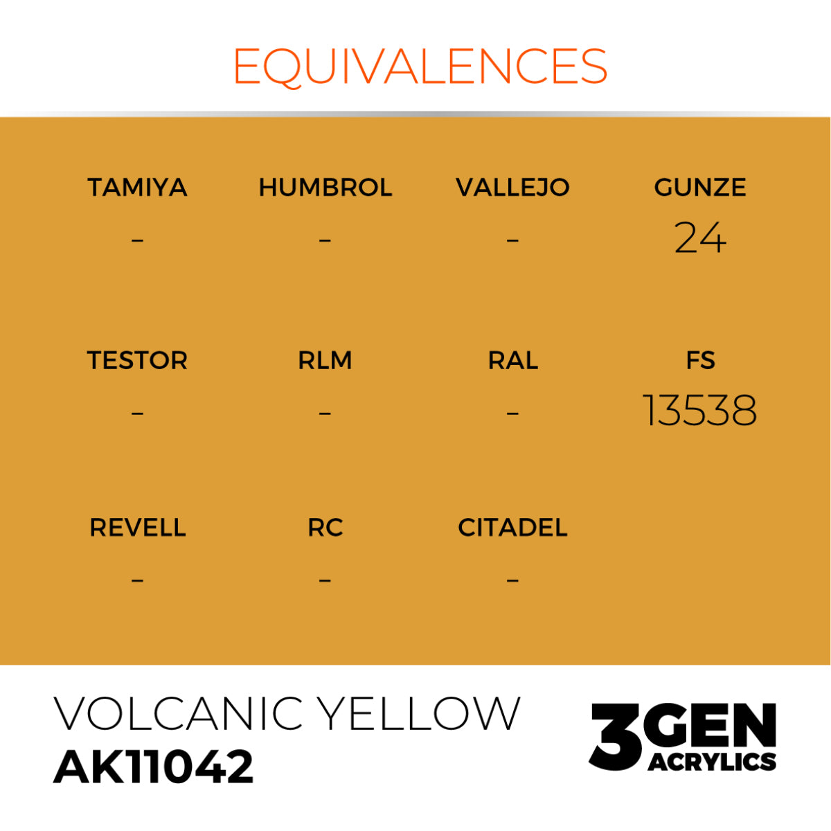 VOLCANIC YELLOW – STANDARD