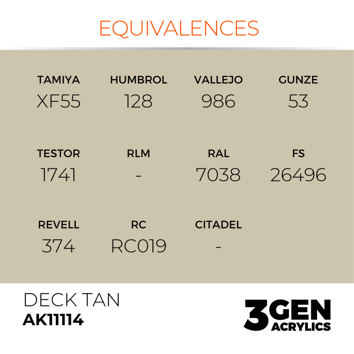 DECK TAN – STANDARD