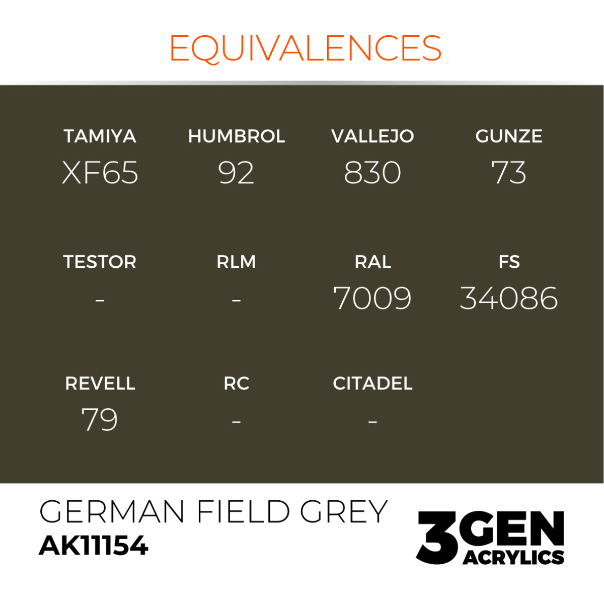 GERMAN FIELD GREY – STANDARD