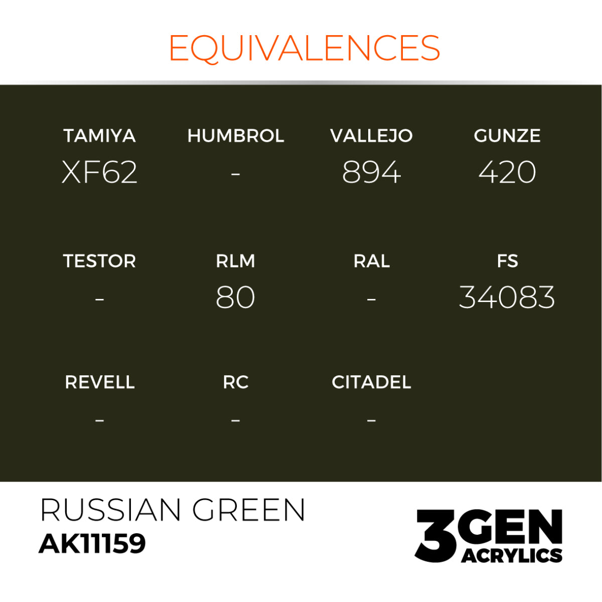 RUSSIAN GREEN – STANDARD