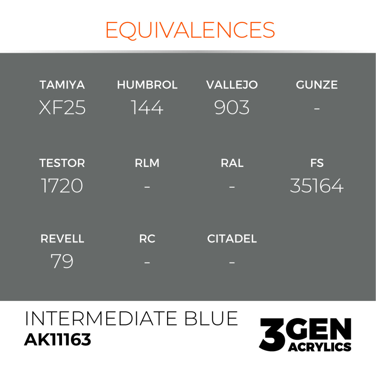 INTERMEDIATE BLUE – STANDARD