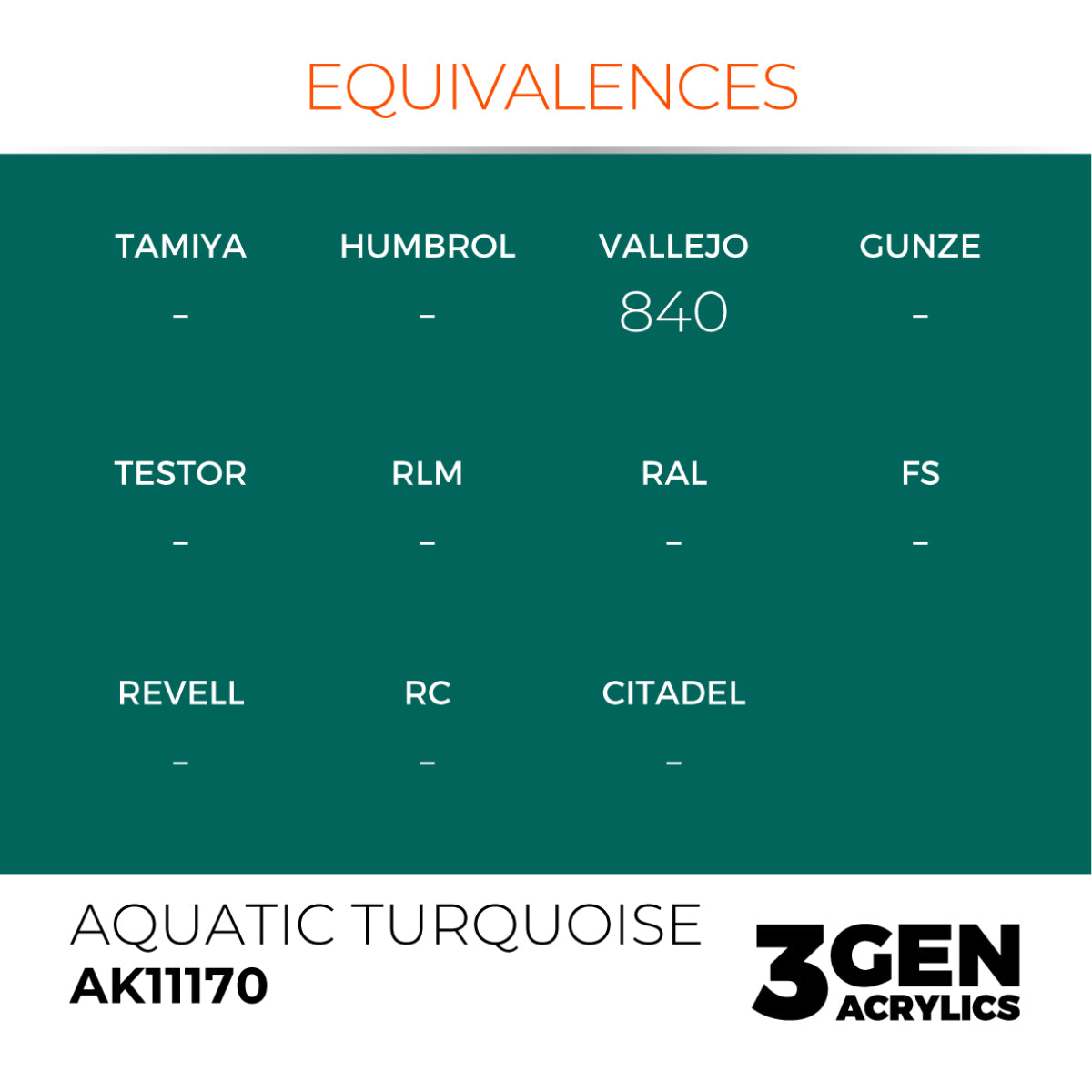 AQUATIC TURQUOISE – STANDARD