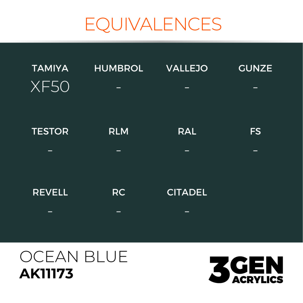 OCEAN BLUE – STANDARD