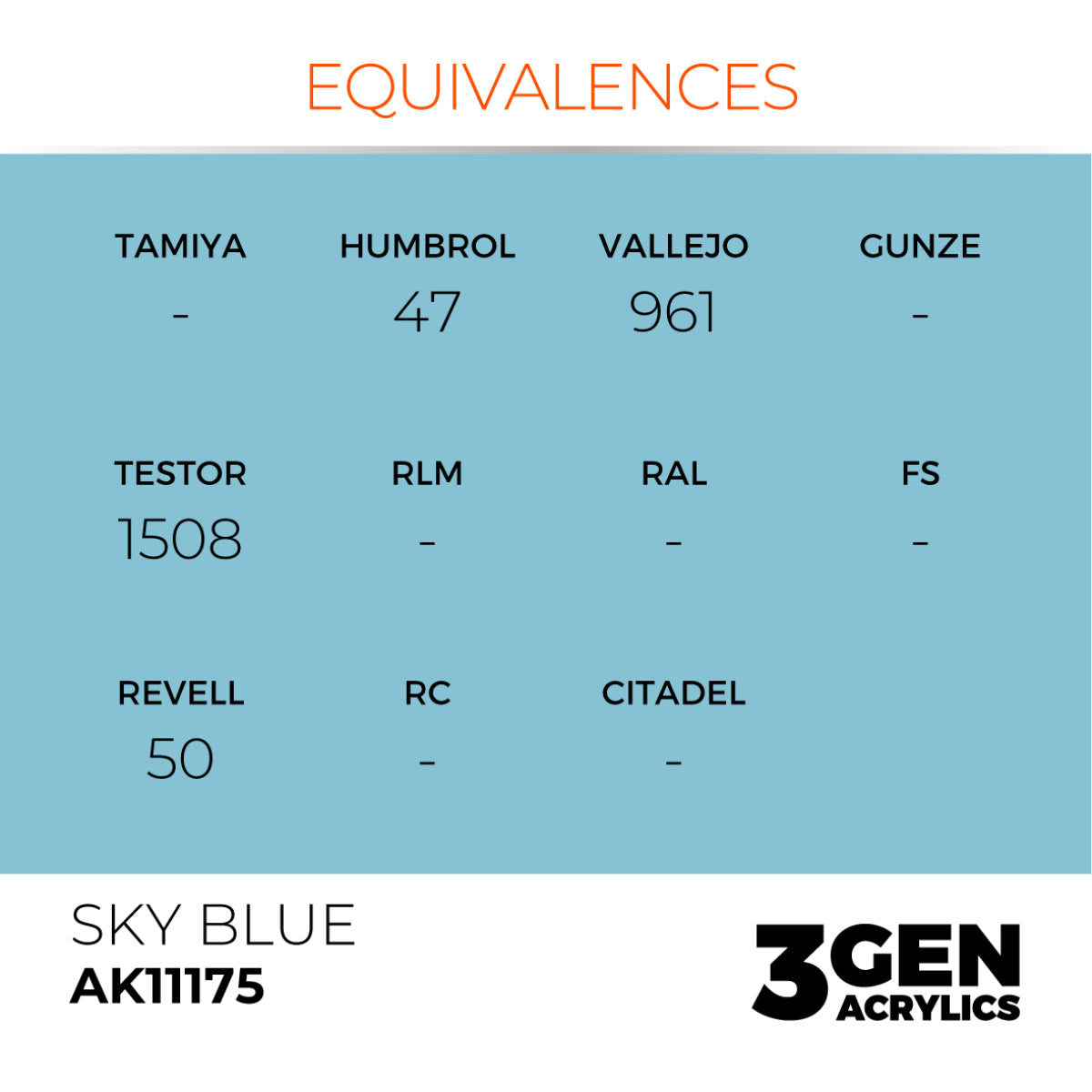 SKY BLUE – STANDARD
