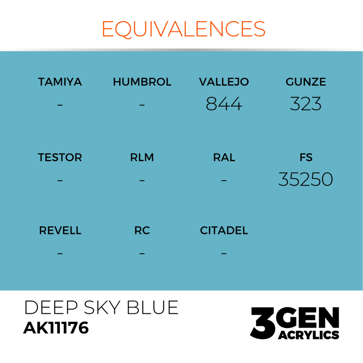 DEEP SKY BLUE – STANDARD