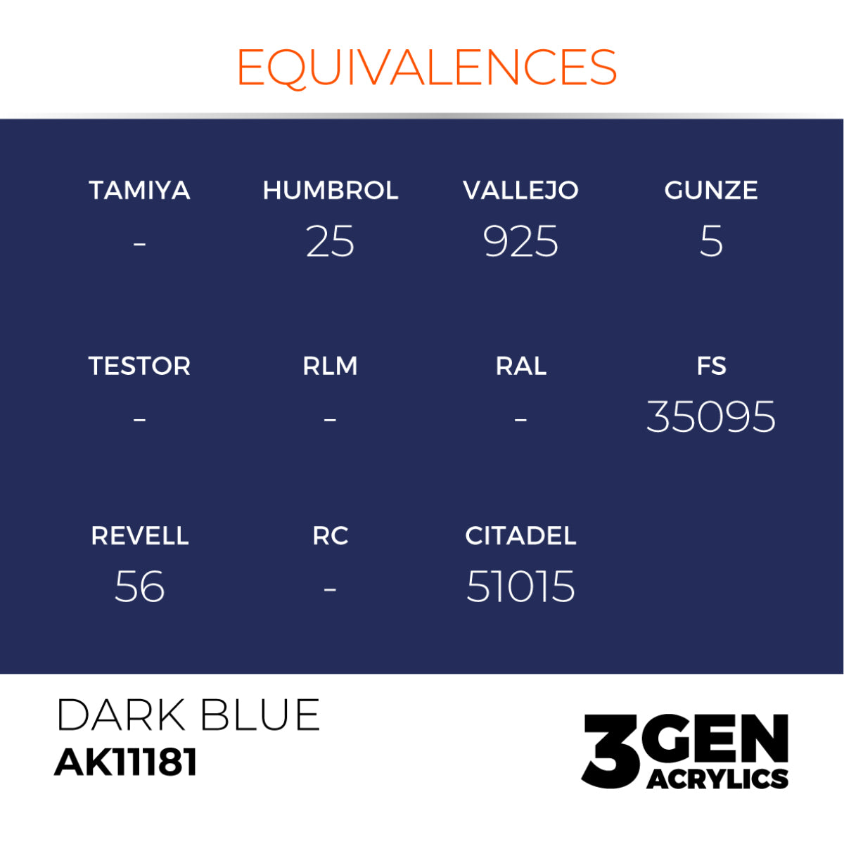 DARK BLUE – STANDARD