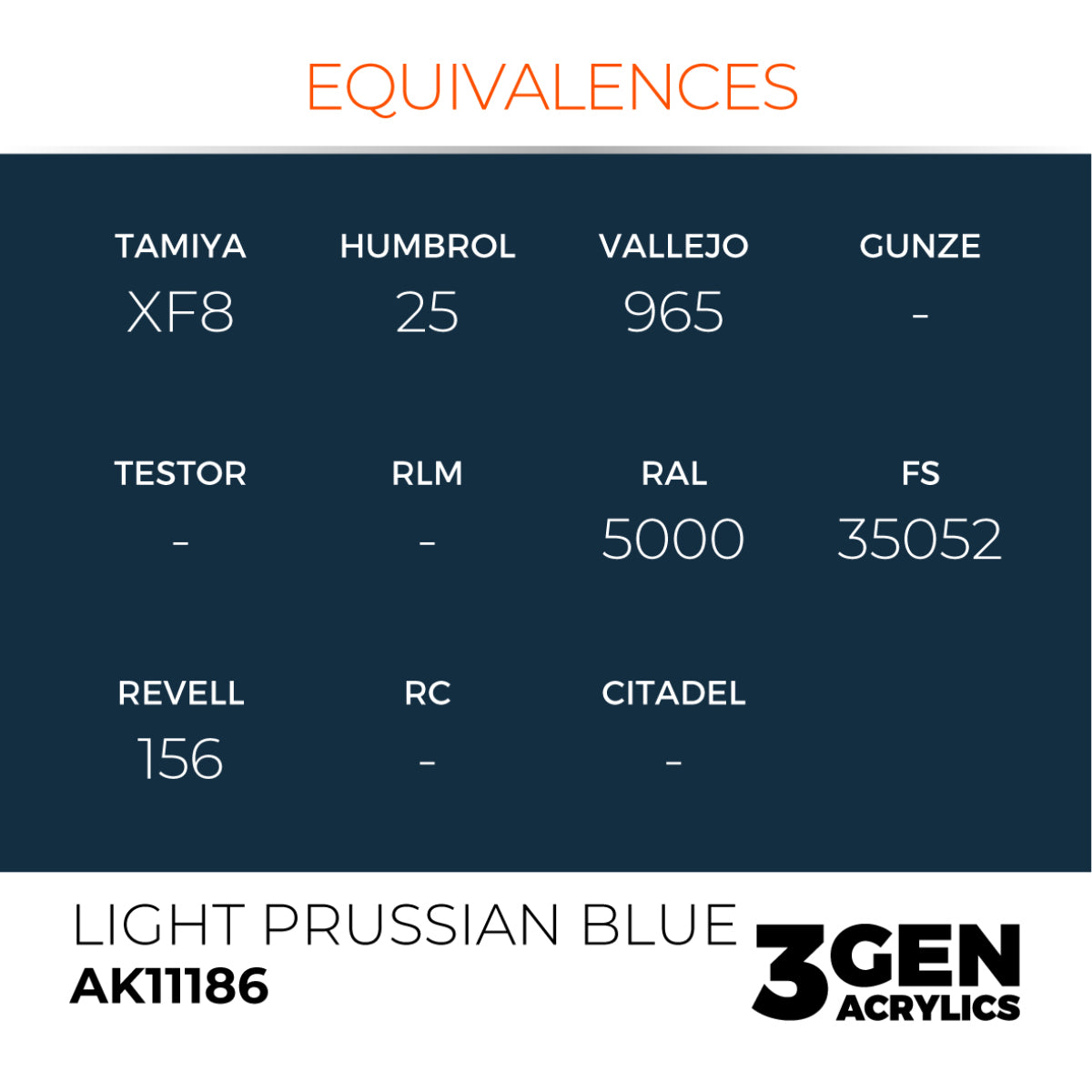 LIGHT PRUSSIAN BLUE – STANDARD
