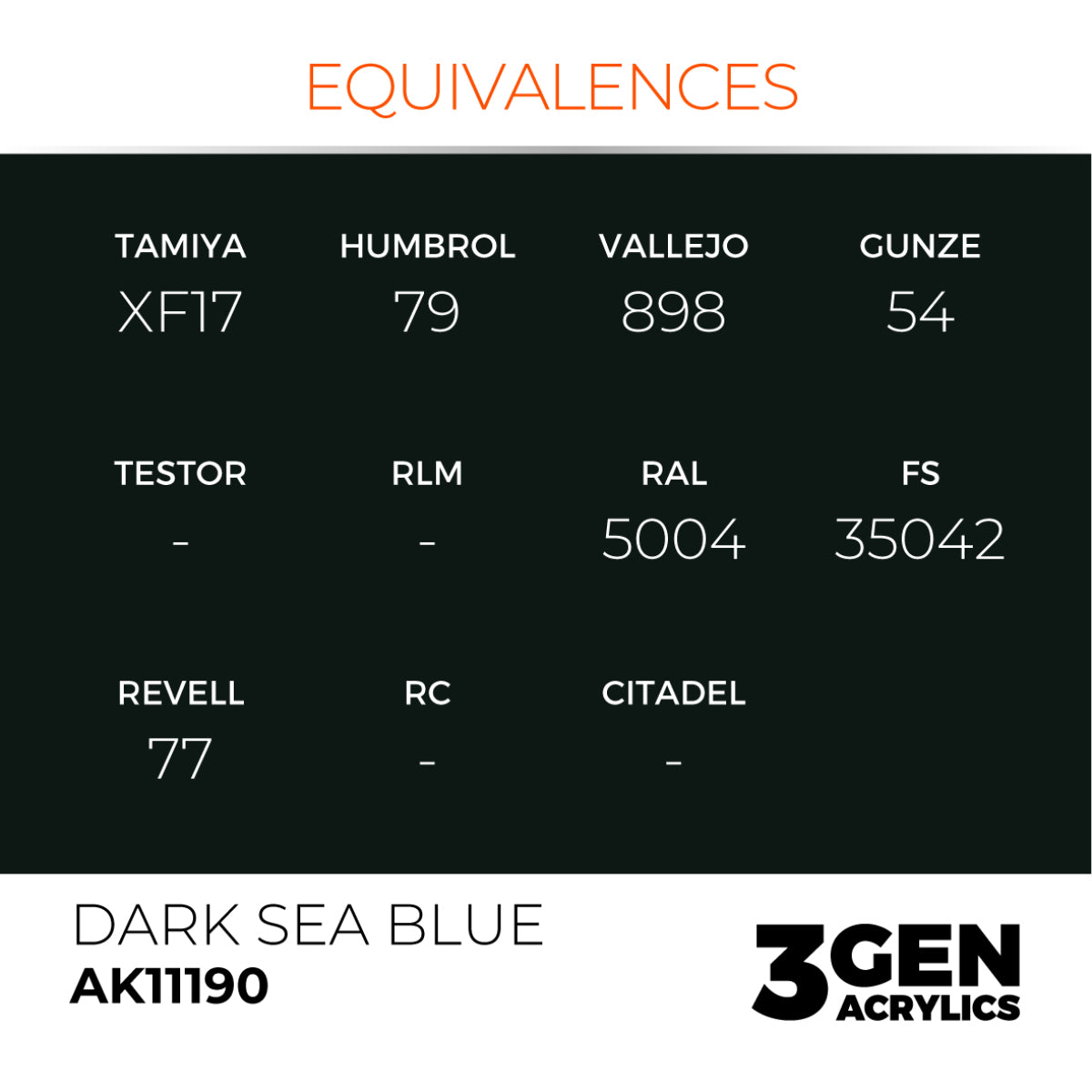 DARK SEA BLUE – STANDARD