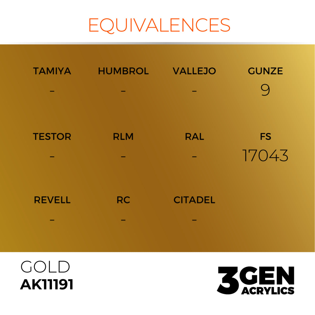 GOLD – METALLIC