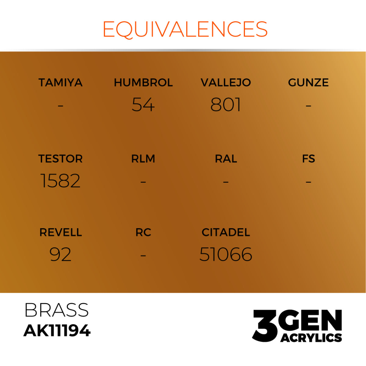 BRASS – METALLIC