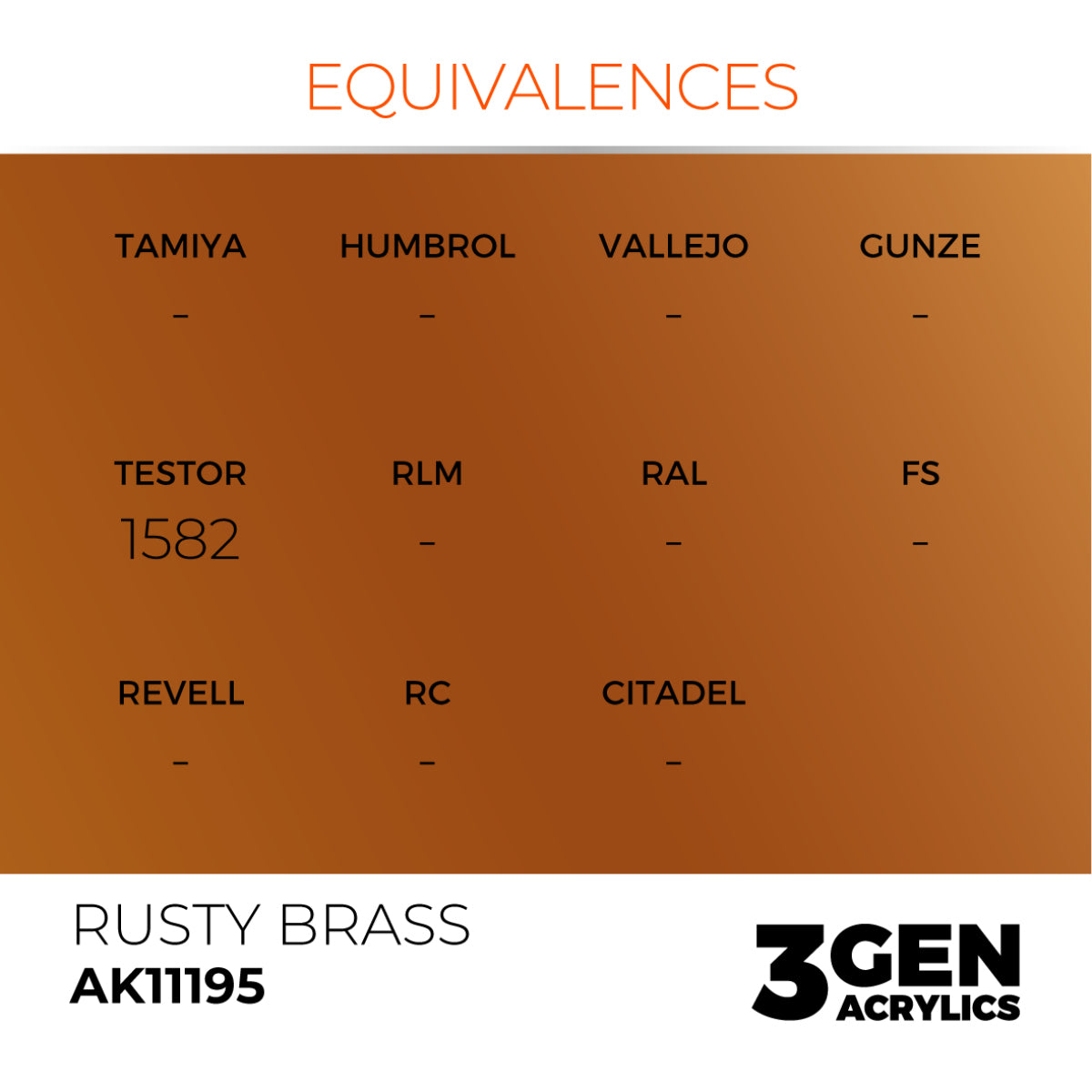 RUSTY BRASS – METALLIC