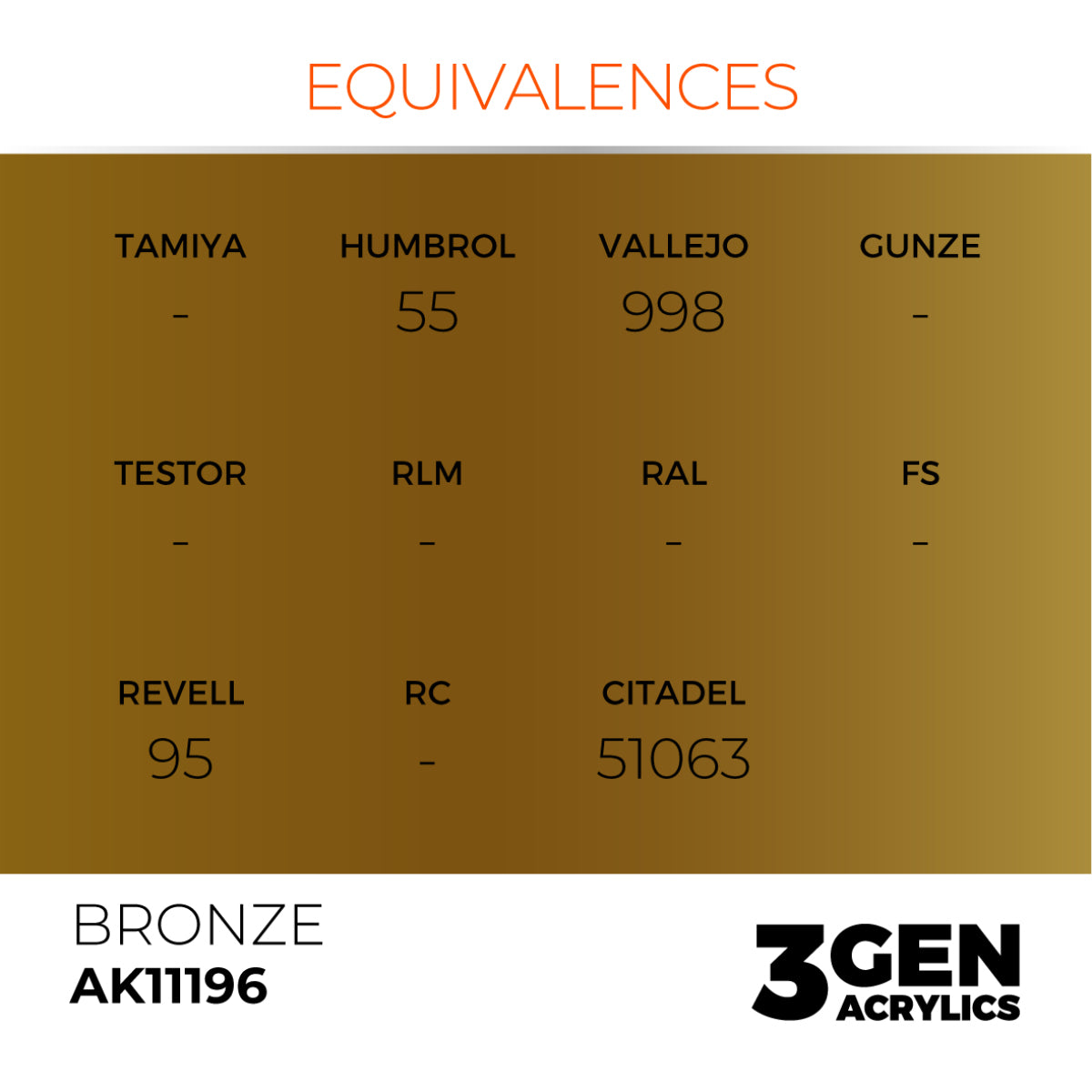 BRONZE – METALLIC