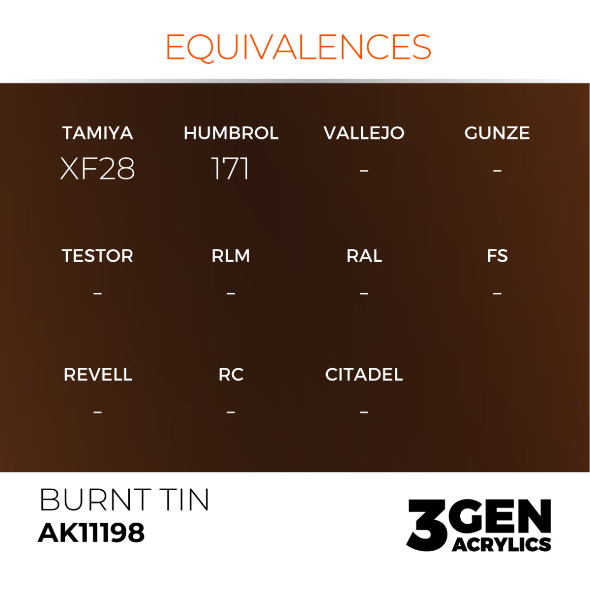BURNT TIN – METALLIC