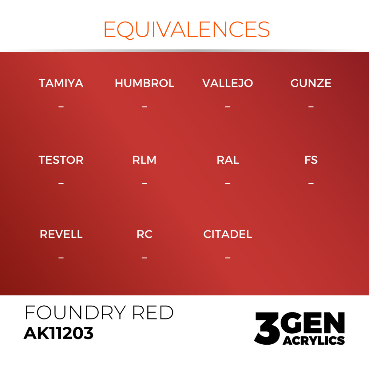 FOUNDRY RED – METALLIC