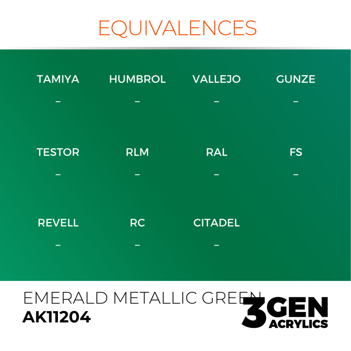 EMERALD METALLIC GREEN – METALLIC