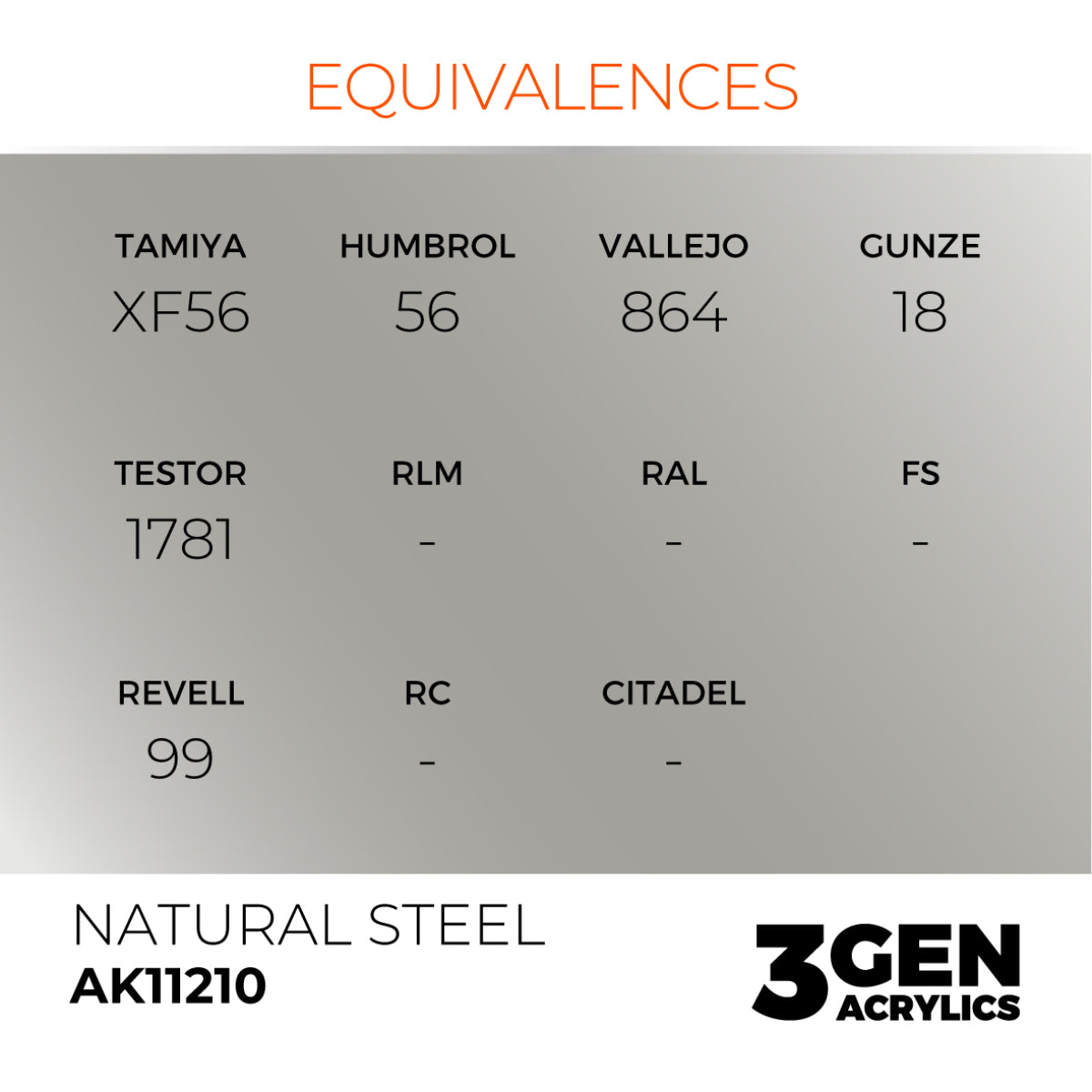 NATURAL STEEL – METALLIC