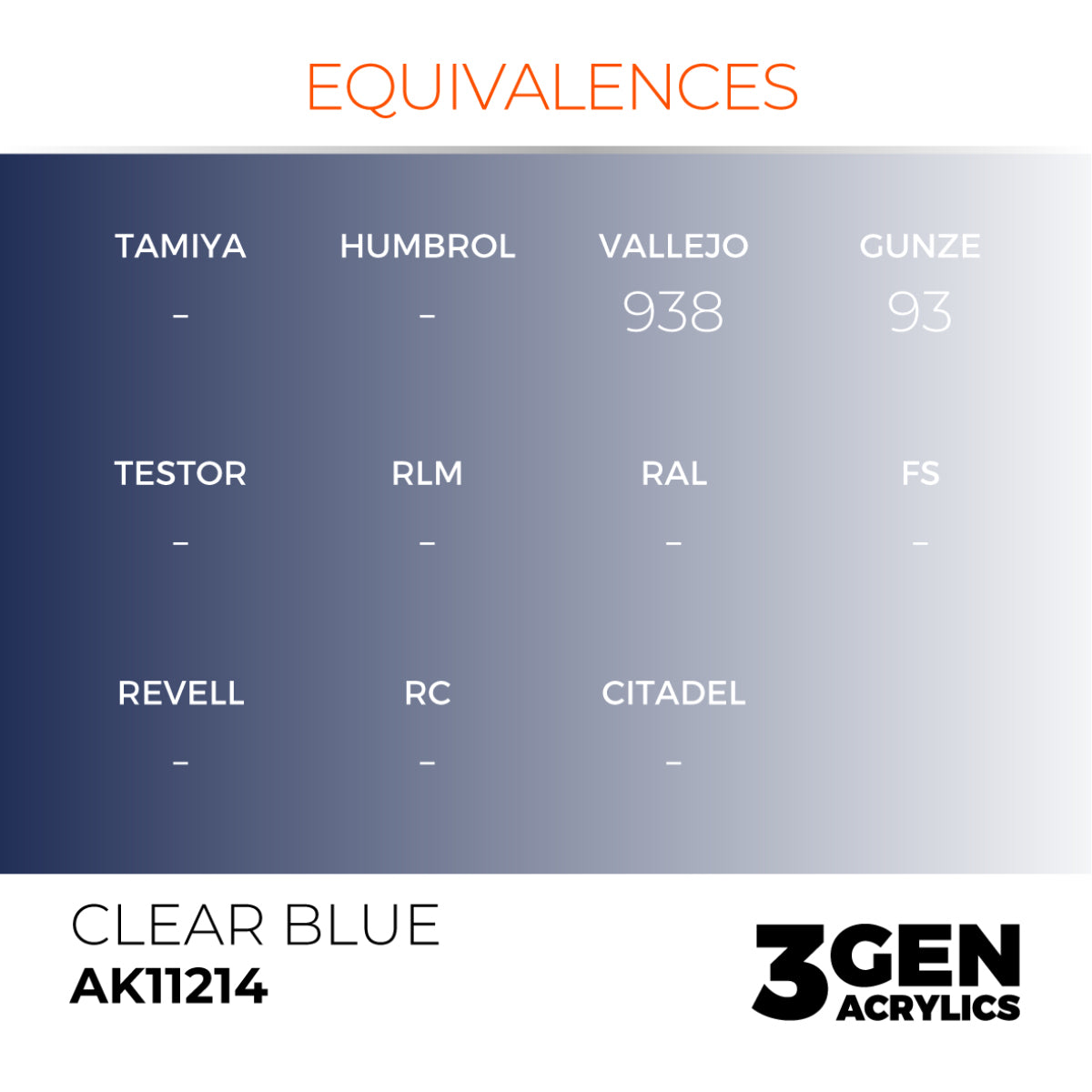 CLEAR BLUE – STANDARD