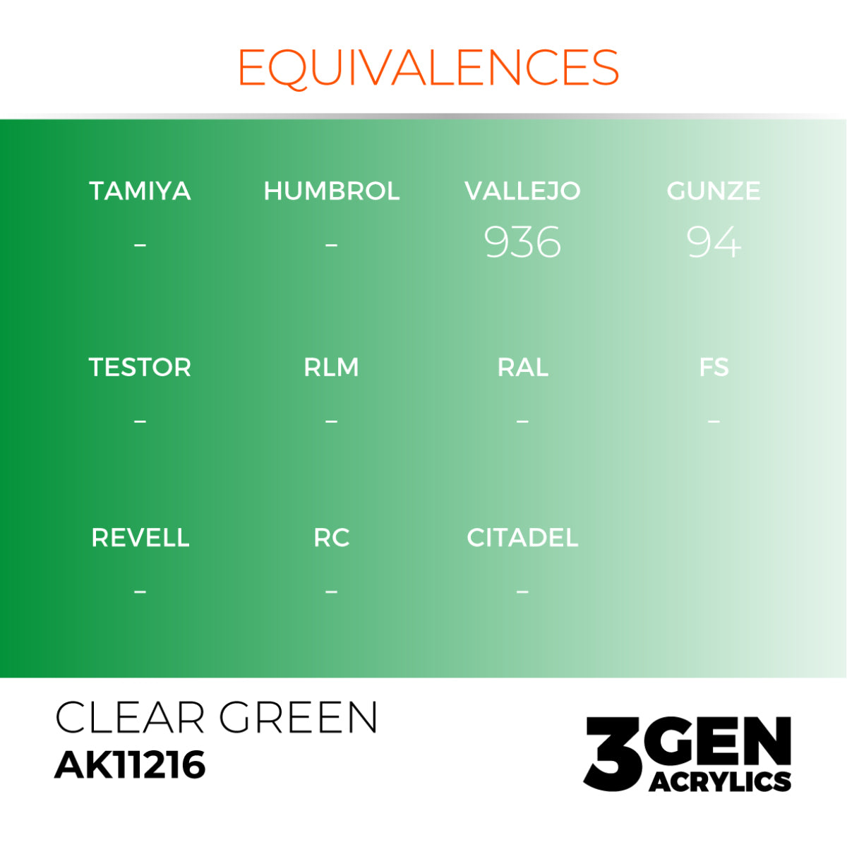 CLEAR GREEN – STANDARD