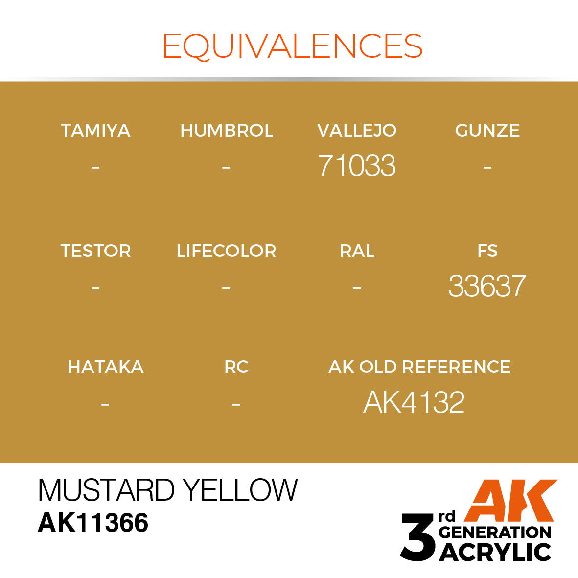 MUSTARD YELLOW – AFV