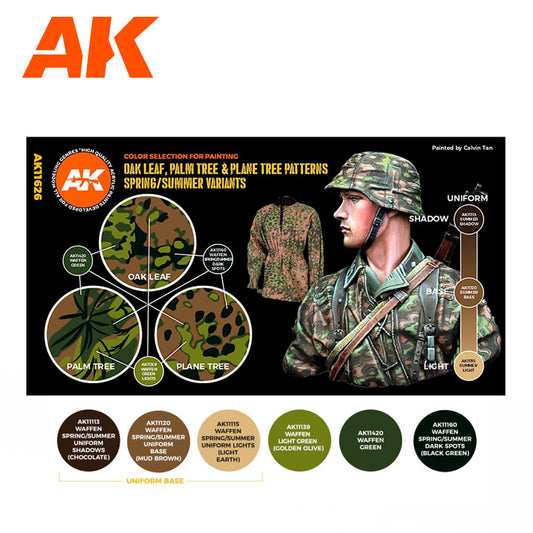 OAK LEAF, PALM TREE & PLANE TREE PATTERNS SPRING/SUMMER VARIANTS