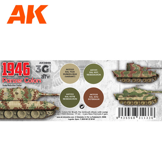1946 PANZER COLORS