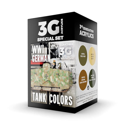 COLORES DE TANQUES ALEMANES DE LA WWI