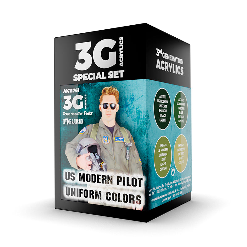 US MODERN PILOT UNIFORM COLORS