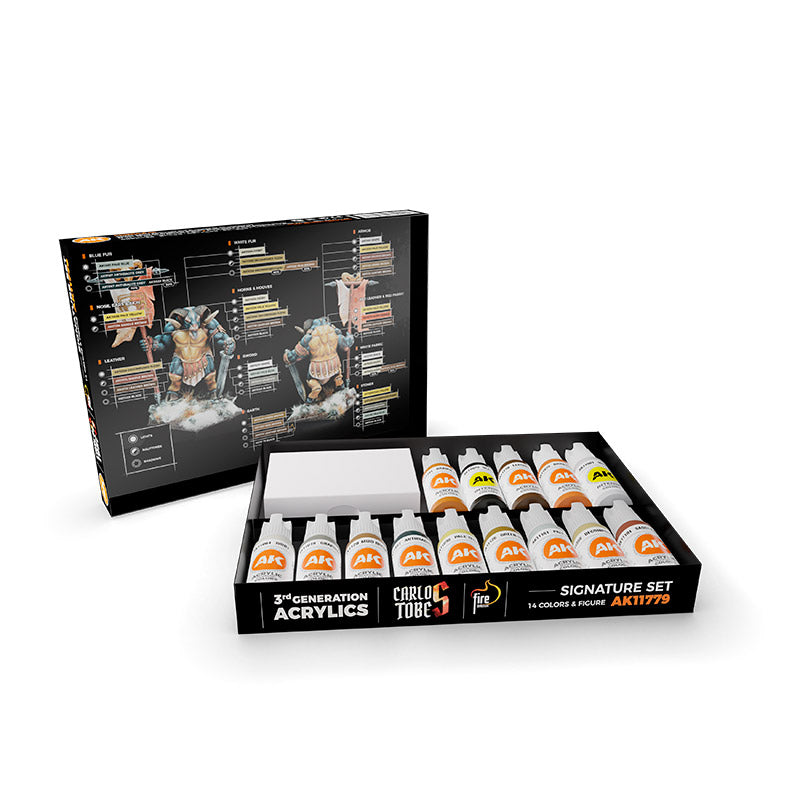 CARLOS TOBES – 3GEN SIGNATURE SET – 14 COLORS & 1 FIGURE