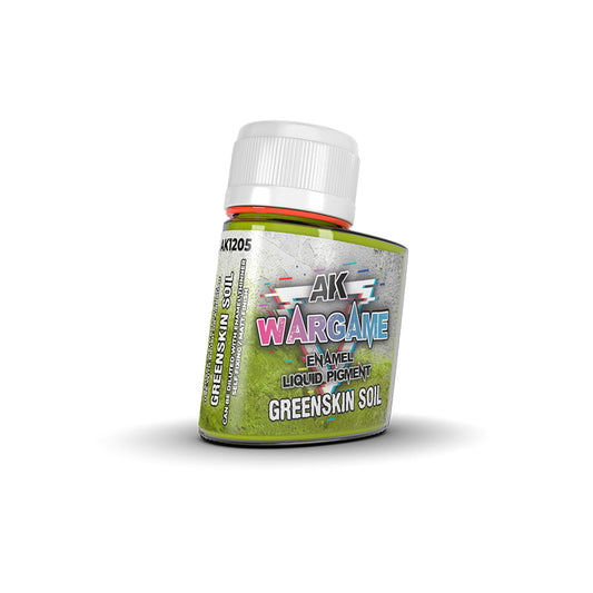 GREENSKIN SOIL — ENAMEL LIQUID PIGMENT — PIGMENTO LÍQUIDO TIERRA VERDE ORK - AK