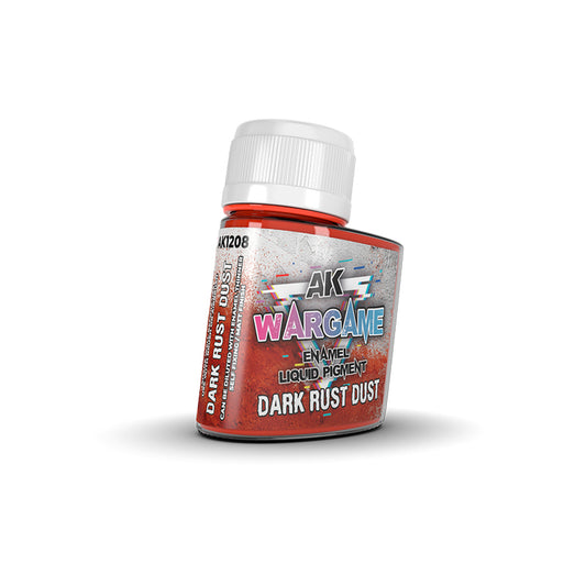 DARK RUST DUST — ENAMEL LIQUID PIGMENT — PIGMENTO LÍQUIDO POLVO ÓXIDO OSCURO - AK