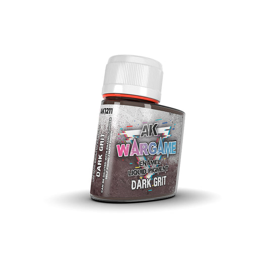 DARK GRIT — ENAMEL LIQUID PIGMENT — PIGMENTO LÍQUIDO POLVO OSCURO - AK