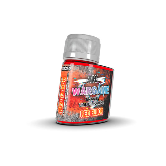 RED FLUOR – ENAMEL LIQUID PIGMENT – PIGMENTO LÍQUIDO