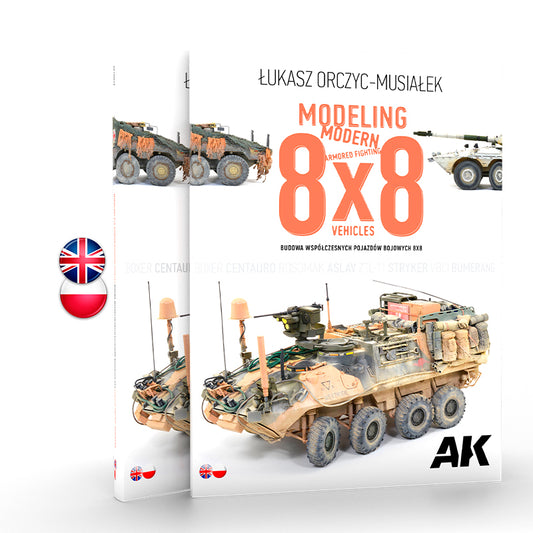 MODELING MODERN ARMORED FIGHTING 8X8 VEHICLES English - Polish