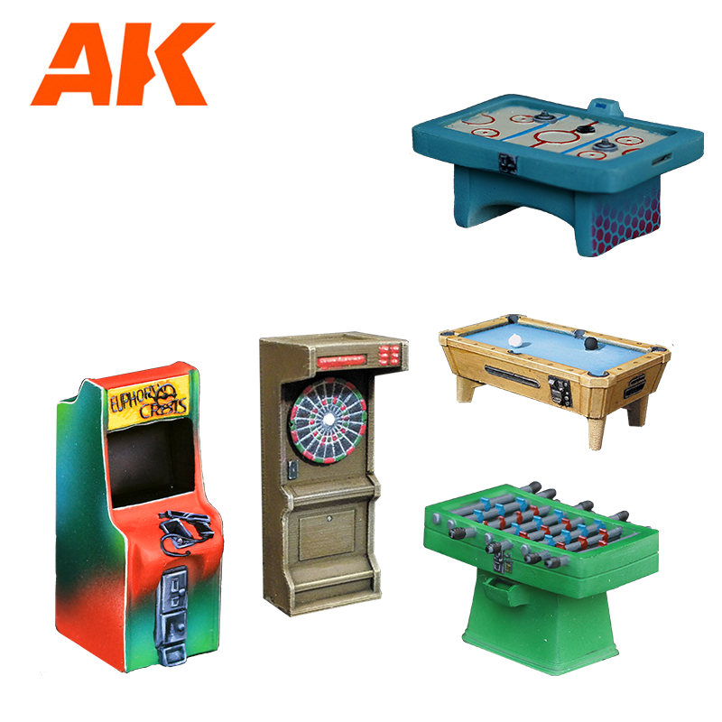 ARCADE SET WARGAME (RESIN 30-35MM) - vista 2 - AK