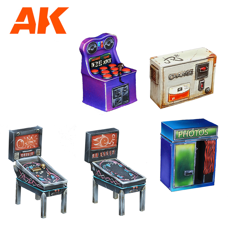 ARCADE SET WARGAME (RESIN 30-35MM) - vista 3 - AK