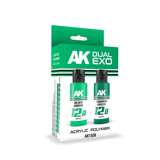ALIEN GREEN & VIRIDIAN GREEN DUAL EXO Set 12 - AK