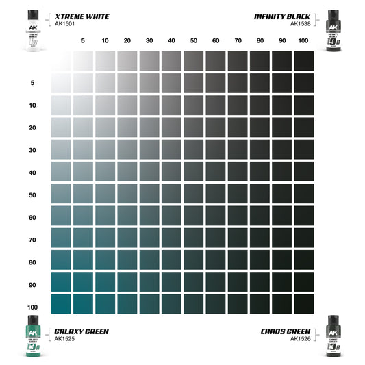 GALAXY GREEN & CHAOS GREEN DUAL EXO Set 13 - vista 2 - AK