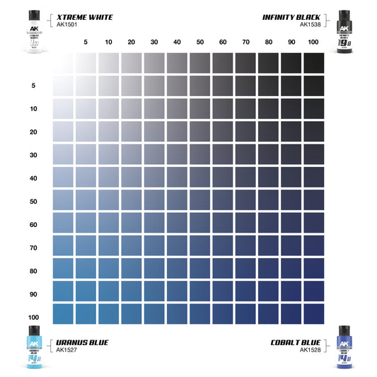 URANUS BLUE & COBALT BLUE DUAL EXO Set 14