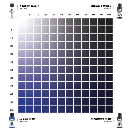 ULTRA BLUE & ALMIRANT BLUE DUAL EXO Set 15