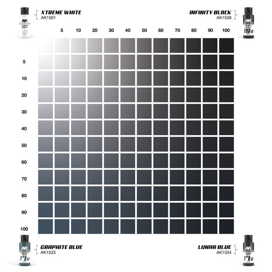 GRAPHITE BLUE & LUNAR BLUE DUAL EXO Set 17 - vista 2 - AK