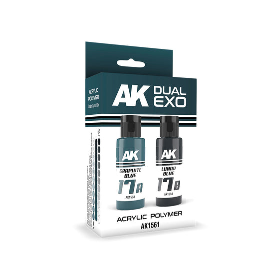 GRAPHITE BLUE & LUNAR BLUE DUAL EXO Set 17 - AK