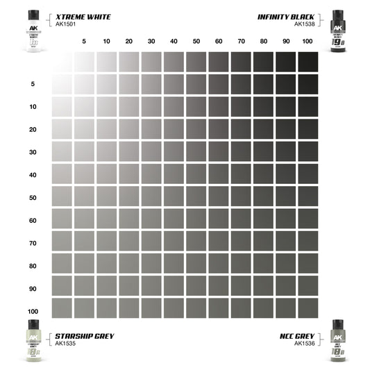 STARSHIP GREY & NCC GREY DUAL EXO Set 18 - vista 2 - AK
