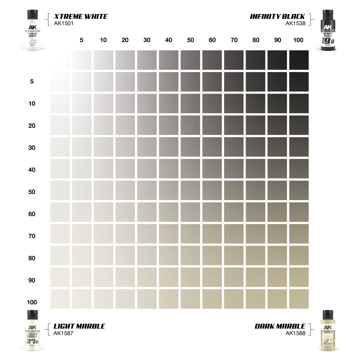 LIGHT MARBLE & DARK MARBLE DUAL EXO Set 27 - vista 2 - AK