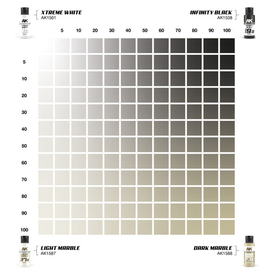LIGHT MARBLE & DARK MARBLE DUAL EXO Set 27 - vista 2 - AK