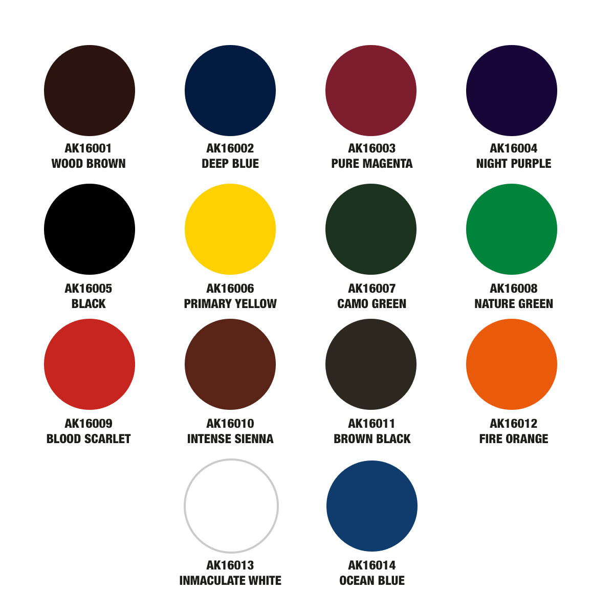 SPECIAL BOX FULL RANGE THE INKS (28 colors X 30 ml)